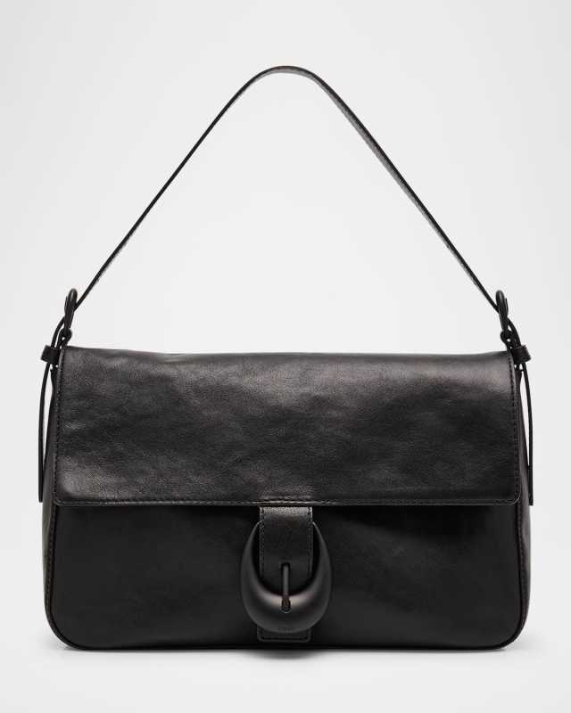 Harlow Medium Leather Shoulder Bag